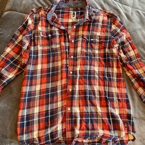 Mens Button Down Flannel